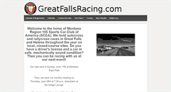 Desktop Screenshot of greatfallsracing.com